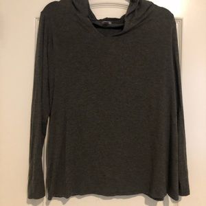 Gray open back jacket